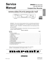 Marantz DR6050K1B User manual