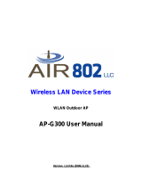 Air 802 AP-G300 User manual
