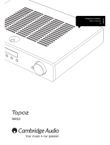 Cambridge Audio TOPAZ AM10 User manual