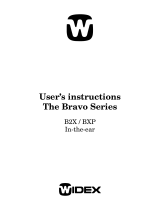 Widex B2X User Instructions