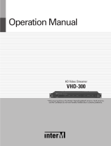 Inter-m VHD-300 Operating instructions