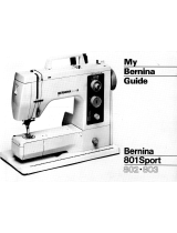 Bernina 801 Sport User manual