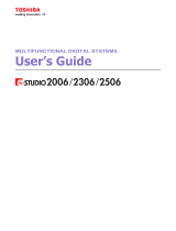 Toshiba e-studio 2006 User manual