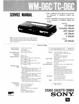 Sony Walkman WM-D6C User manual