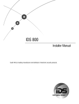 Inhep Digital Security IDS 800 Installer Manual