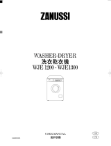 Zanussi WJE1300 User manual