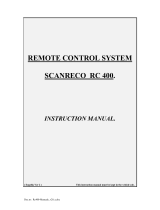 Scanreco RC400 User manual