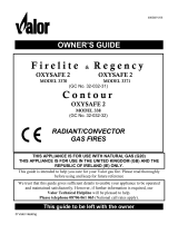 Valor Firelite OXYSAFE 2 Owner's manual