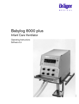 Dräger Babylog 8000 plus Operating Instructions Manual