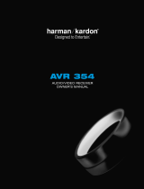 Harman Kardon AVR 354 Owner's manual