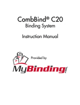 MyBinding GBC CombBind C20 User manual