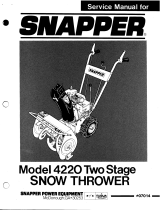 Snapper 4220 Series User manual