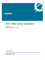 Nortel ERS 5632FD Installation guide