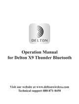 Delton X9 Thunder Operating instructions