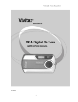 Vivitar ViviCam 25 Owner's manual