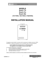 Bosch Highflow 17e Installation & Operation Manual