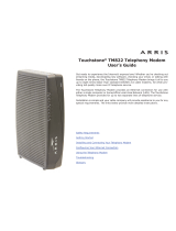 Arris Touchstone TM822 Phone Modem User manual