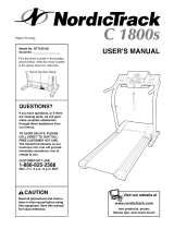 NordicTrack C1800S NTTL99120 User manual