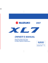 Suzuki 2009 XL7 Owner's manual