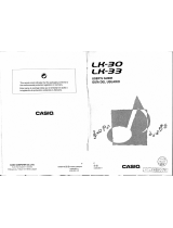 Casio LK-33 User manual