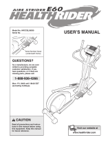 NordicTrack CX 998 User manual