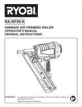 Ryobi RA-NF90-K User manual