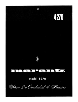 Marantz 4270 User manual
