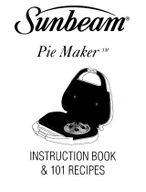 Sunbeam Pie Maker 4805 Instruction book