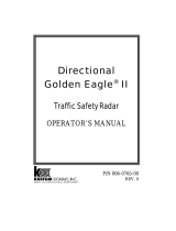 Kustom Signals Directional Golden Eagle II User manual