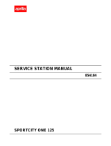 APRILIA SPORTCITY ONE 125 Service Station Manual