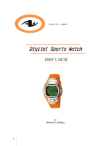 Athletic Works Digital Sports Watch User manual