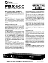 SABINE FBX-900 Operating instructions