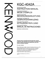 Kenwood KGC-4042A User manual