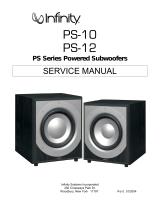 Infinity PS-10 User manual