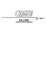 Crate GX-130C User manual
