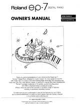 Roland ep-7 Owner's manual