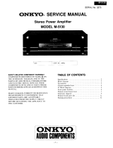 ONKYO M-5130 User manual
