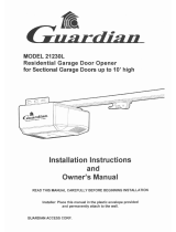Guardian 21230L Installation Instructions And Owner's Manual