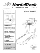 NordicTrack COMERCIAL 1750 User manual