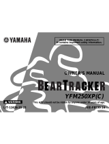 Yamaha BEARTRACKER YFM250XC Owner's manual