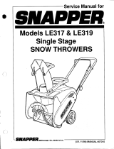 Snapper LE317 User manual