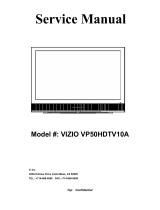 Vizio VP50HDTV10A User manual