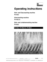 Meiko FV 60.2 Operating Instructions Manual