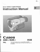 Canon G 35 Hi User manual