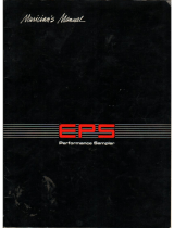 ENSONIQ EPS Musician's Manual