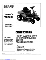 Craftsman 536.270211 Owner's manual