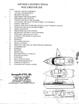 MACGREGOR 26X Owner's Instructions Manual