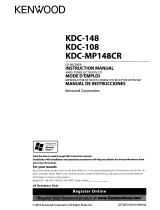 Kenwood KDC-108 User manual