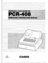 Casio PCR-408 Operator's Instruction Manual