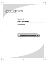 PROTRON PD-DVR100 User manual